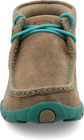 Twisted X Women's Chukka Driving Moc Boot, Bomber & Turquoise, 9 M in Kuwait
