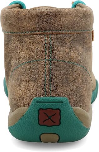 Twisted X Women's Chukka Driving Moc Boot, Bomber & Turquoise, 9 M in Kuwait
