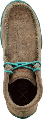 Twisted X Women's Chukka Driving Moc Boot, Bomber & Turquoise, 9 M in Kuwait