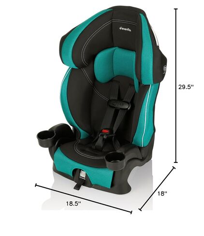 Evenflo Chase LX Harnessed Booster Car Seat (Jubilee Green) in Kuwait