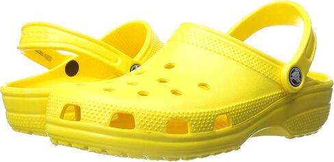 Crocs Men's and Women's Classic Clog, Lemon, 8 Women/6 Men in Kuwait