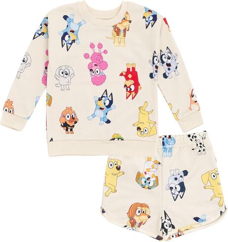 Bluey baby-girls Terry Sweatshirt in Kuwait