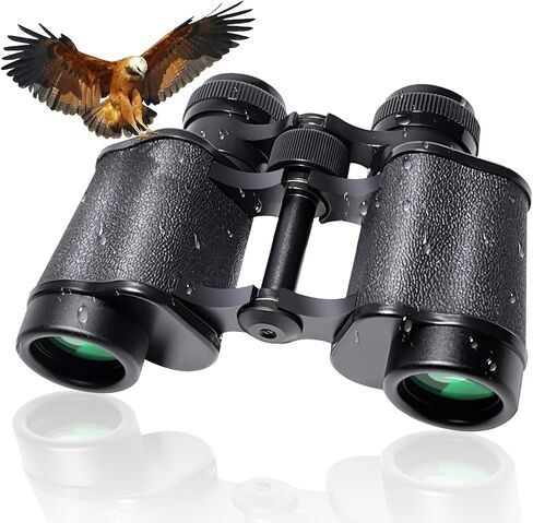 10x25 High Powered Binoculars for Adults, Waterproof Compact Binoculars for Bird Watching Hunting Football Games Travel Stargazing Cruise with Carrying Bag in Kuwait
