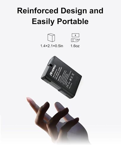 2-Pack Upgraded 1800mAh EN-EL14 EN-EL14A Battery for Nikon | Compatible with D3200, D3100, D3400, D3300, D5600, D3500, D5100, D5200, D5300, D5500, DF, Coolpix P7000, P7100, and More in Kuwait