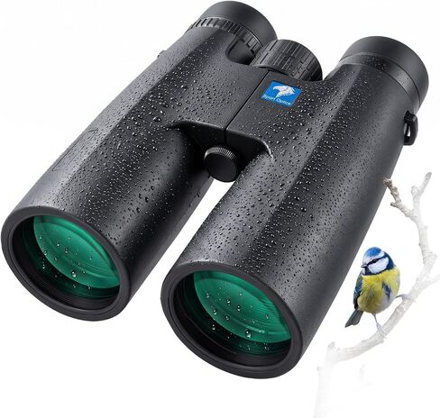 12x50 Binoculars for Adults High Powered, Compact HD Large View Binoculars, Waterproof Night Vision Binoculars for Bird Watching Cruise Ship Travel Hunting Football Games Stargazing with Carrying Case in Saudi Arabia