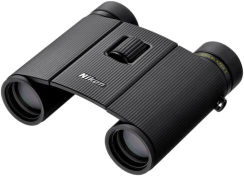 Nikon Trailblazer II 10x25 Binoculars Bundle (Black) | Multi-Coated Optics, waterproof Construction, fogproof Performance, multilayer-Coated Lenses, (2 items) in Kuwait