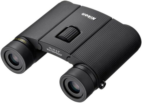 Nikon Trailblazer II 10x25 Binoculars Bundle (Black) | Multi-Coated Optics, waterproof Construction, fogproof Performance, multilayer-Coated Lenses, (2 items) in Kuwait