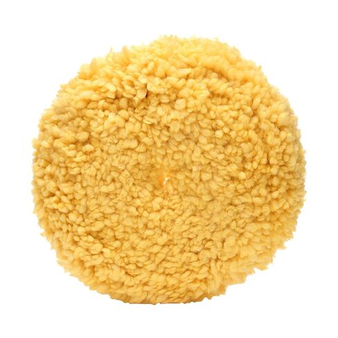 3M Wool Polishing Pad, 05713, Single Sided, 9 in | 1 Pad, Yellow, For Boats, Cars, Trucks and RVs in Kuwait