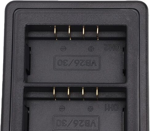 Cuifati Dual USB Battery Charger for V860III VB26 VB30 Batteries with Smart Display Screen for Camera Flash Units V1 V850III in Kuwait