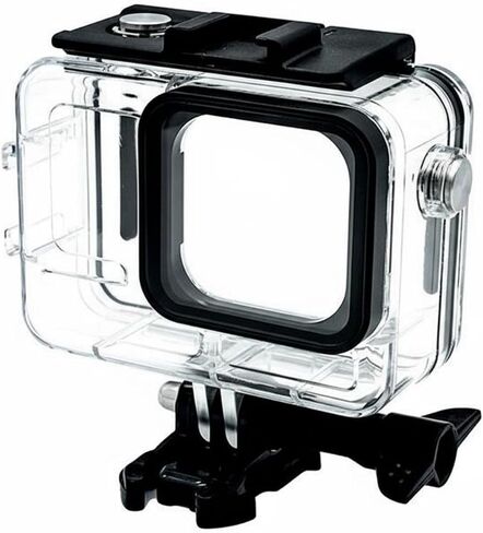 Waterproof Camera Case Housing Shell Cover with Clear and and Stainless Steel Protection Suitable for Underwater Snorkeling Surfing Travel in Kuwait