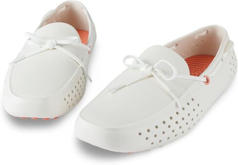 People Footwear Boat Shoes for Men and Women, Just Slip On for Comfort and Style, Stylish Rubber EVA Loafers, Lightweight, Waterproof & Anti-Slippery - Perfect for Outdoors (Picket White, M5W7) in Kuwait