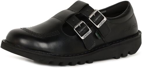 Kickers Women's Kick T Bar Double Leather Shoes, in Kuwait