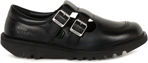 Kickers Women's Kick T Bar Double Leather Shoes, in Kuwait