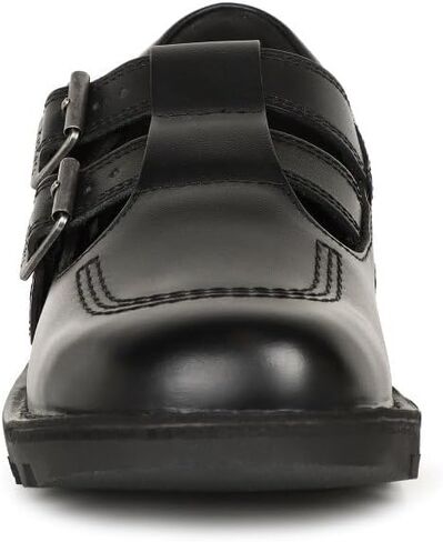Kickers Women's Kick T Bar Double Leather Shoes, in Kuwait
