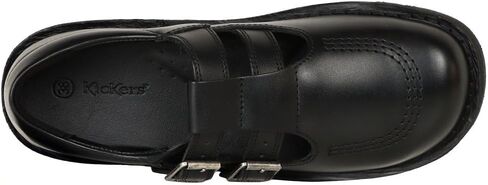 Kickers Women's Kick T Bar Double Leather Shoes, in Kuwait