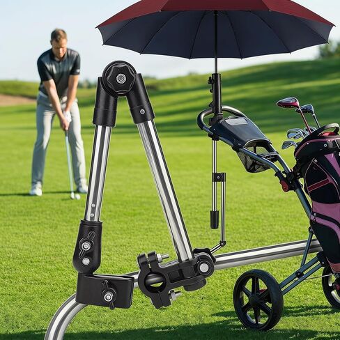 Adjustable Umbrella Holder Umbrella Holder for Wheelchair Universal Clip Wheelchair Umbrella Mount Holder for Fishing, Golf Cart, Beach Chair, Bicycle, Bleacher in Kuwait