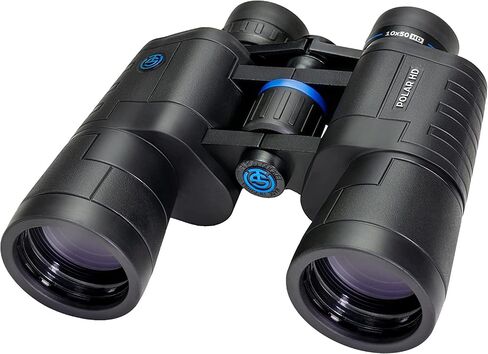 TSO Polar HD 10x50 Binoculars for Adults, Porro Prism, HD Glass, Rainproof, Long Eye Relief for Bird Watching & Wildlife Viewing in Kuwait
