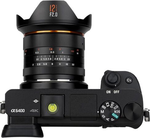Brightin Star 12mm F2 III Lens for Nikon Z Mount, APS-C Ultra-Wide Angle Manual Focus Prime Mirrorless Camera Lens for Z-6II, Z-7II, Z5, Z50, Z9, Z50, Z-FC, Z30 in Kuwait