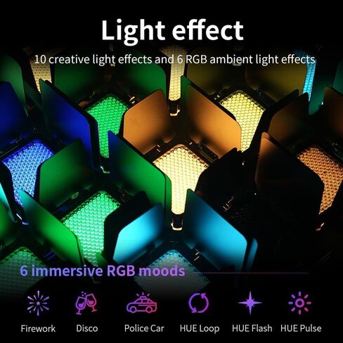 ZHIYUN FIVERAY M20C Combo RGB Video Light, 20W Portable LED Light | for Content Creation, HSI Full Color, CCT 2500K-10000K, TLCI 96+, 16 Effects, Magnetic & App, USB-C PD in Kuwait