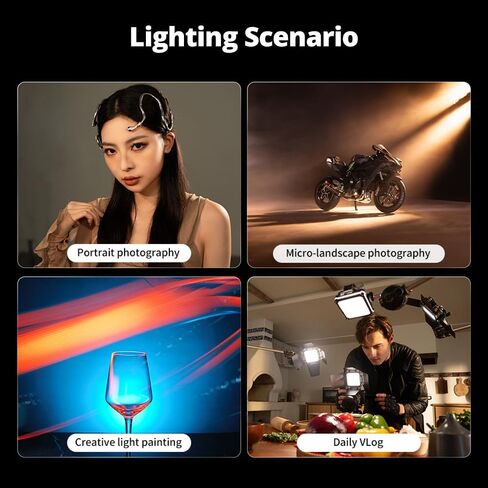 ZHIYUN FIVERAY M20C Combo RGB Video Light, 20W Portable LED Light | for Content Creation, HSI Full Color, CCT 2500K-10000K, TLCI 96+, 16 Effects, Magnetic & App, USB-C PD in Kuwait