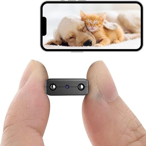 Hidden Spy Mini Camera 1080P Security Wireless WiFi Camera Home Indoor Wireless Cam Small Home Security Camears Nanny Cam Wireles Cameras Night Vision, Motion Detection in Kuwait