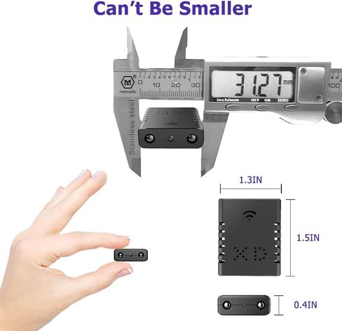 Hidden Spy Mini Camera 1080P Security Wireless WiFi Camera Home Indoor Wireless Cam Small Home Security Camears Nanny Cam Wireles Cameras Night Vision, Motion Detection in Kuwait