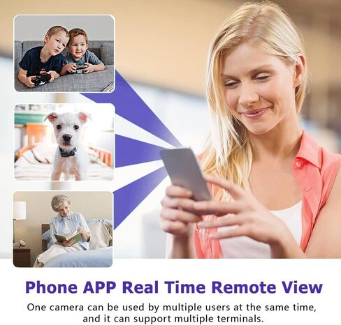 Hidden Spy Mini Camera 1080P Security Wireless WiFi Camera Home Indoor Wireless Cam Small Home Security Camears Nanny Cam Wireles Cameras Night Vision, Motion Detection in Kuwait