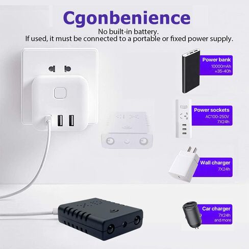 Hidden Spy Mini Camera 1080P Security Wireless WiFi Camera Home Indoor Wireless Cam Small Home Security Camears Nanny Cam Wireles Cameras Night Vision, Motion Detection in Kuwait