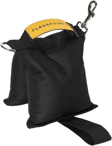 Flashpoint 15 lbs Water-Resistant Cordura Nylon Saddle Shot Bag, Black in Kuwait