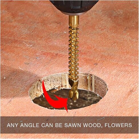 XiBany 3/6pcs Cobalt Drill Bit Set Spiral Screw Metric Composite Tap Drill Bit Tap Twist Drill Bit Set for Cutting Drilling Polishing in Kuwait