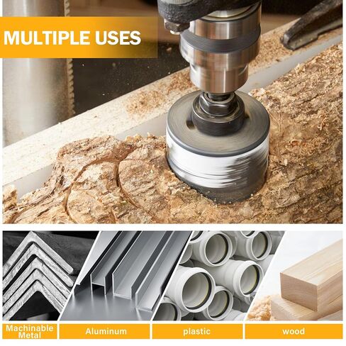 82 Degree 5 Flute Countersink Drill Bit Set - 5 Pcs HSS 1/4" Hex Shank (1/4" to 3/4" Sizes) for Metal,Carbon Steel, Wood | Heavy-Duty Aluminum Case, Countersink bit,Countersink bit for Metal in Kuwait