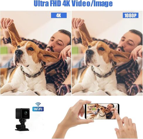 4K HD WiFi Camera Indoor and Outdoor Camera Security Wireless Home Camera WiFi Home Indoor and Outdoor Cameras, More Secure. in Kuwait