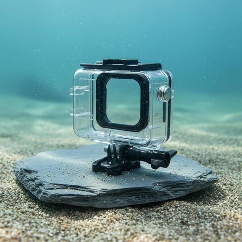 Water Camera Case Housing Shell Cover with Front and Universal Scratch Pc and Stainless Steel Structure Suitable for Diving Freediving Snorkeling Travel in Kuwait