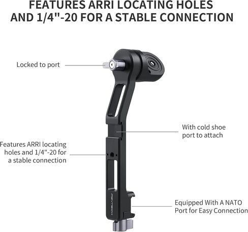 PGYTECH Handgrip Mount Compatible with DJI RS3 / RS3 Pro and Mini / RS2 / RSC2 Ronin Gimbal Handle Stabilizer in Kuwait