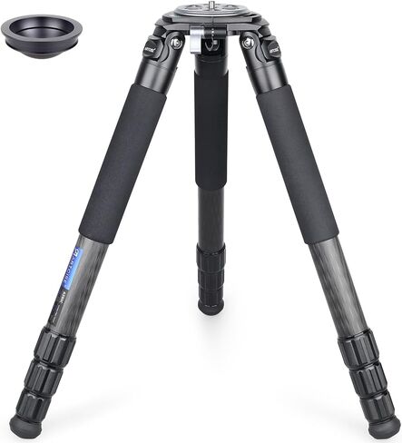 Carbon Fiber Tripod Heavy Duty Bowl ARTCISE AS90C Camera Tripod Ultra Stable Carbon Stand 10 Layers Carbon Fiber 40mm Leg Tube Max Load 88 Lbs/40kg(Without 75mm Bowl Adapter) in Kuwait