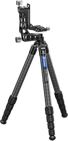 Leofoto LS-365C X Carbon Fiber Tripod + PG-1 Gimbal Head Kit with Carrying Case - LS-365CX+PG-1 (Black) in Kuwait