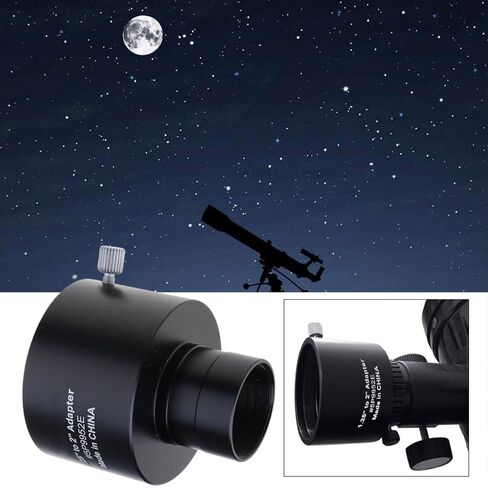 1.25" to 2" Eyepiece Adapter Easy Conversion Tool Anti Slip Reinforcement Design Mounting Adapter Eyepiece in Kuwait