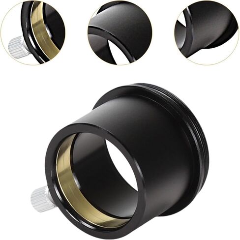 Telescope Adapter Telescope Eyepiece Adapter Eyepiece Mount Adapter Focuser Adapter Compression Ring Fitting Aluminum Alloy Construction Easy in Kuwait