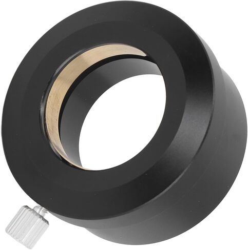 Fabater Telescope Eyepiece Adapter, Anodized Aluminum Alloy 2 Inch to 1.25 Inch Adapter Telescope Mount with Brass Protector and Clamping Screw for Lunar Planetary Observations in Kuwait