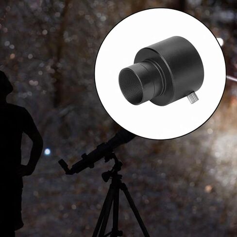 Telescope Adapter Accessory Eyepiece Mount Adapter 0.965 Inch to 1.25 Inch Metal Focuser Compression Ring Fitting Converter for Professional Use in Kuwait