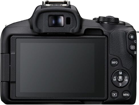 Canon EOS R50 Mirrorless Camera with 18-45mm & 55-210mm RF-S Lenses | 24.2MP APS-C Sensor, Dual Pixel CMOS AF, 4K Video | Compact Hybrid Camera Kit with Shoulder Bag and 128GB Card in Kuwait