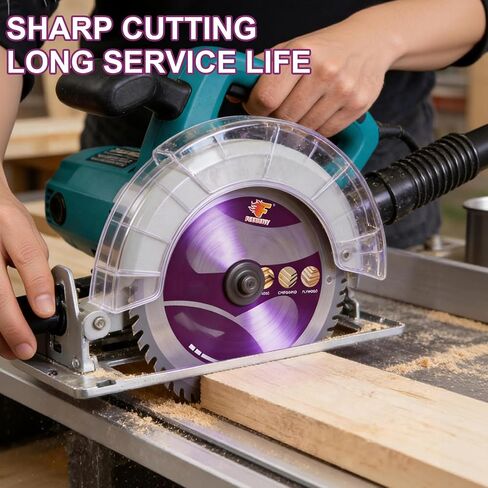 12" Circular Saw Blade, 32T&80T 2pcs-Set, Table Saw Blade, Miter Saw Blade. | Diameter 12 inch Table Saw blade, 12 Miter Saw Blade. Arbor 1 inch, for Cutting Various Wood, Plastic and Composite Materials in Kuwait