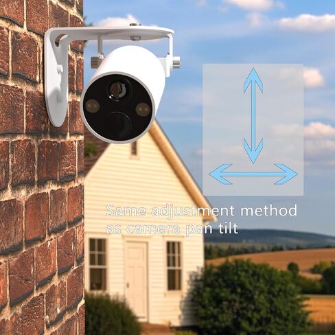 Zwolf 2Pack Metal Wall Mount Compatible with TP-Link Tapo MagCam Outdoor Battery Security Camera , Anti-Drop, 360 Degree Adjustable Wall Mount Bracket Provide Better Viewing Angles in Saudi Arabia