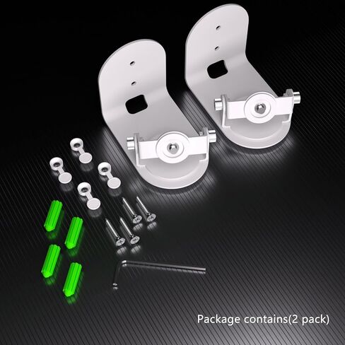 Zwolf 2Pack Metal Wall Mount Compatible with TP-Link Tapo MagCam Outdoor Battery Security Camera , Anti-Drop, 360 Degree Adjustable Wall Mount Bracket Provide Better Viewing Angles in Saudi Arabia