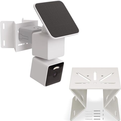 Corner Mount Bracket Compatible with WYZE Solar Cam Pan (Flagship Model),304 Stainless Steel,Weatherproof for Outdoor Use, 270° Adjustable Angle, Wall Corner Installation for Maximum Camera Coverage in Kuwait