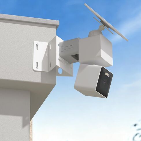 Corner Mount Bracket Compatible with WYZE Solar Cam Pan (Flagship Model),304 Stainless Steel,Weatherproof for Outdoor Use, 270° Adjustable Angle, Wall Corner Installation for Maximum Camera Coverage in Kuwait