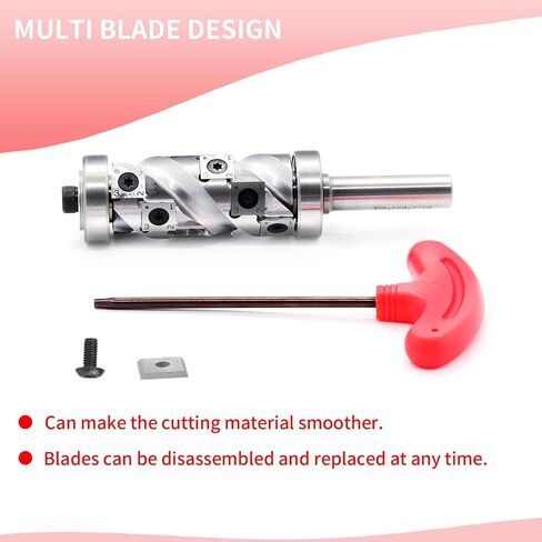 Heavy Duty Carbide Insert Flush Trim Router Bit Top and Bottom Double Bearings Trimmer with Coating Pattern Template Router Bits 1/2 Inch Shank 32MM Cutting Diameter for Woodwork Trimming in Saudi Arabia