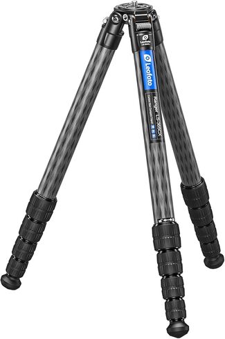 LEOFOTO 63.9" Video Carbon Fiber Tripod Ball Head 5 Leg LS-365CX+LH-47LR in Kuwait
