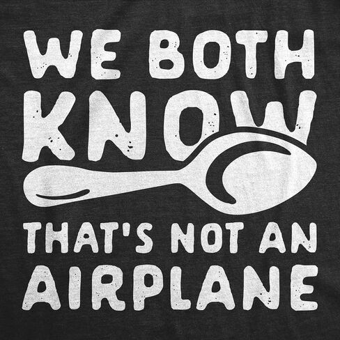 Crazy Dog T-Shirts We Both Know Thats Not An Airplane Jumper for Infants | Funny Onesies, Graphic Clothes for Baby, Cool Sarcastic Onesie, Super soft blend, Novelty Onesie in Kuwait