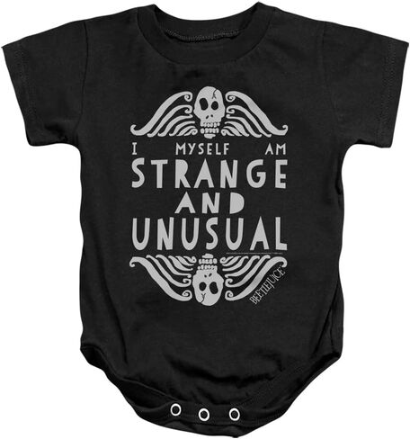Beetlejuice I Myself Am Strange and Unusual Infant Baby Boys & Girls Onesie Snapsuit in Kuwait